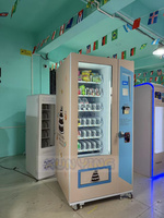 Distribuidor automático personalizado Distribuidor automático Combo de latas de bebidas Botellas Bebidas y aperitivos Máquina expendedora