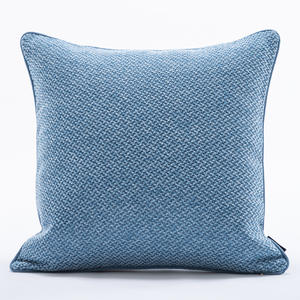 Funda de almohada de <span class=keywords><strong>lino</strong></span> <span class=keywords><strong>lavado</strong></span> de algodón sólido nórdico funda de cojín de presión de borde funda de almohada decorativa para el hogar - Product Image 6