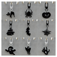 100 pièces de anneaux fendus et fermoirs à langouste de couleur assortie avec chaîne d'extension pour porte-clés, fabrication de porte-clés, bracelet DIY, fermoir