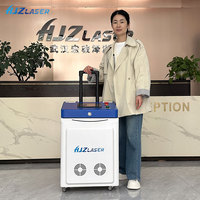 Mesin pembersih Laser pulsa 300W 500w 1000W, cetakan pembersih perbaikan mobil penghilang karat