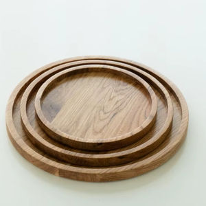 ถาดไม้สี่เหลี่ยมทำมือพร้อมหูจับ สำหรับเสิร์ฟอาหารเช้า กาแฟ ของว่าง งานเลี้ยง และตกแต่งบ้าน - Product Image 1