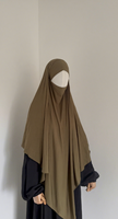 Khimar de prière en jersey de bambou Timett 2026, coupe classique, en tissu jersey doux et respirant pour femmes musulmanes