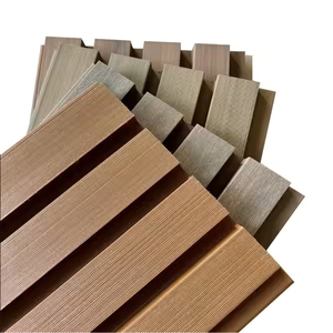 Revestimiento Exterior de Pared <span class=keywords><strong>Selin</strong></span>, Panel de Pared Protector de WPC, Decoración de Edificios, Revestimiento de Madera Compuesta - Product Image 4