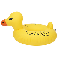 Chaude pas cher Personnalisé Gonflable Bébé Flotteur Canard Anneau de Bain Jouet Pour Enfants D'amusement de L'eau Bébé Flotteur de Piscine