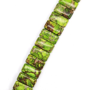 Cuentas Rectangulares Planas de Jaspe Imperial Natural de 10x20 mm, Marca <span class=keywords><strong>MoLin</strong></span>, para la Fabricación de Joyas, Venta al por Mayor, 7.9 Pulgadas por Hilo - Product Image 6