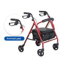 Chariot de courses à 4 roues de haute qualité, directement de l'usine - Andcare AC882L, réglable en hauteur, léger, fournitures de réadaptation thérapeutique