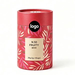 Biodegradable Eco-Friendly Food-Grade Cylinder Paper Tube with Lid, Sealed Can <b>Packaging</b> for Tea & Coffee Beans - Product Image 1