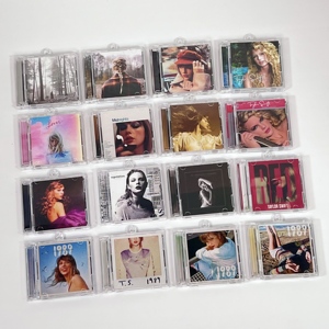 Porte-clés avec étui CD, musique Kpop Lisa, boîte blister, étui en acrylique, code QR, NFC, mini CD - Product Image 2