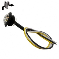 3/4 pouces camion côté lumière petite lumière ronde 12V LED indicateur de voiture