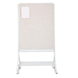 <span class=keywords><strong>Tableau</strong></span> <span class=keywords><strong>blanc</strong></span> <span class=keywords><strong>effaçable</strong></span> à sec en verre de haute qualité avec cadre en acier inoxydable et étagère de rangement intégrée, durable <span class=keywords><strong>pour</strong></span> le bureau et la salle de classe - Product Image 4