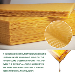 Pomelo Handmade DIY Candle 415*195mm Yellow Beehive Base Beekeeping <b>Tools</b> & Beeswax Honeycomb 30PCS New Bee <b>House</b> - Product Image 3