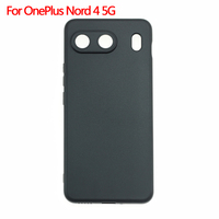 Fabricant de gros étuis en TPU mat souple givré couverture arrière étui de téléphone portable en silicone pour OnePlus Nord 4 5G Inde noir