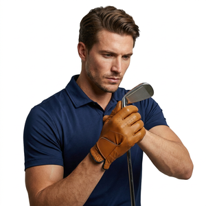 Gants de golf en cuir PU respirant pour femmes avec logo personnalisé et fermeture auto-agrippante pour la main gauche – Nouvel accessoire sportif pour adulte - Product Image 6