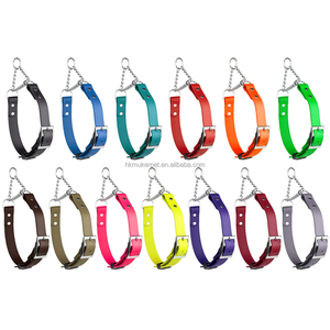 Có thể điều chỉnh PVC tráng Polyester Vải martingale cổ áo với kim loại khóa mềm con chó khai thác cho giám sát chặt chẽ trên đi chơi - Product Image 1
