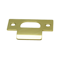 Plaque de gâche en laiton poli pour serrure de porte, accessoires de serrure cylindrique WEIJU de plaque de gâche en acier inoxydable