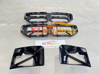 Kit carrosserie en plastique ABS pour BMW G87 M2, comprenant un pare-chocs avant, des jupes latérales, un diffuseur arrière, un aileron, des conduits d'air et une calandre.