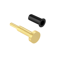 Connecteurs Pogopin SMT plaqués or personnalisés pour PCB, broches de contact à ressort en cuivre 8 mm