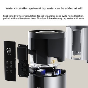 Humidificador de Gravedad <span class=keywords><strong>Cero</strong></span> Estilo Gota, Humidificador Ultrasónico Antigravedad con Efecto de Gota de Agua, Adecuado para Oficinas Comerciales o Uso Doméstico - Product Image 3