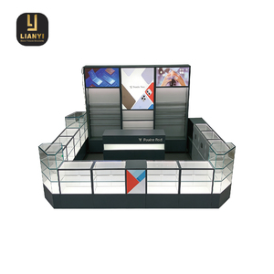 Vitrine d'angle LED personnalisée pour la vente au détail mobile, service ODM adapté à toute mise en scène de magasin avec dimensions et marquage spécifiques - Product Image 6