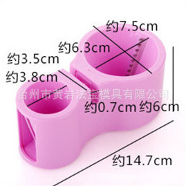 Double-headed Spiral Shredder Vegetable Slicer Plastic Manual Rotating Kitchen Tool Multi-cavity <b>Mold</b> - Product Image 3