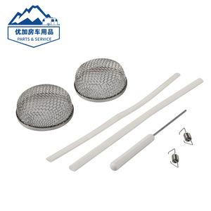 Stainless Steel <b>Mesh</b> <b>Strainer</b> Set 2.8 Inch With Handle And Clips For Rv Outdoor Use - Product Image 4