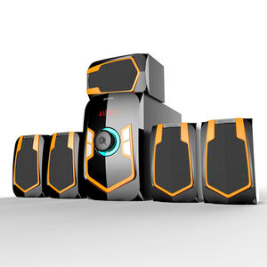 Système de cinéma maison avec haut-parleur Bluetooth 5.1 canaux Surround Sound, radio FM, USB et SD - Product Image 2