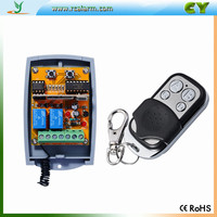 YET402PC V2.0 Télécommande de porte de garage à 2 canaux, interrupteur de porte de garage, télécommande universelle 433MHZ, récepteur de télécommande