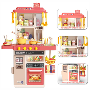 <span class=keywords><strong>Cuisine</strong></span> de jeu pour enfants avec évier à jet d'eau, table de <span class=keywords><strong>cuisine</strong></span> jouet avec lumières et sons réalistes - Product Image 3