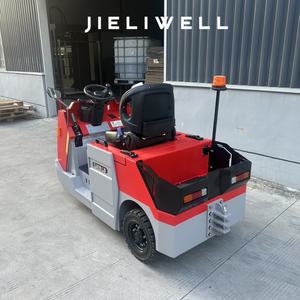 Elektrik çekme traktörü römorkör 3 tekerlekli 24v pil şarj çekici traktör römorku - Product Image 3