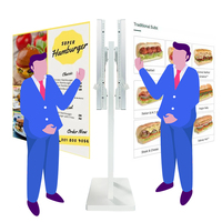 24 27 32 pouces double écran double face smart fast food smart order écran tactile self service check out paiement machine kiosque