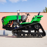 Offre Spéciale : Motoculteur Multifonctionnel sur Chenilles 35 CV, Moteur Diesel 4 Temps Certifié EPA, Tracteur Rotatif sur Chenilles