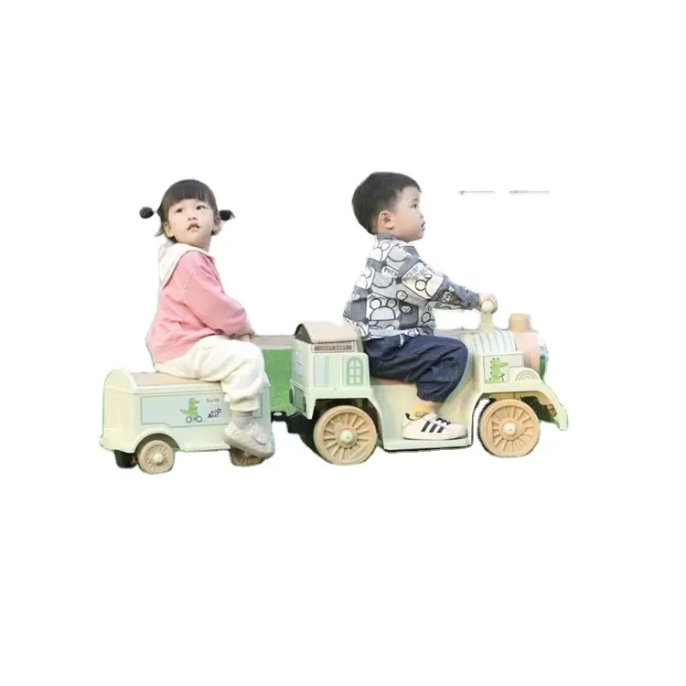 سيارات ركوب عالية الجودة للأطفال 6V7Ah قطار بخار كهربائي عتيق جديد بمقعدين بسعر المصنع