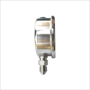Manomètre à fond plat en acier inoxydable, rempli de glycérine, avec anneau serti NT-PG, numérique, résistant à la corrosion - Product Image 3