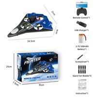 AiJH Mousse EPP Avec Caméra Avion RC 360 ° Voltige Aviones Enregistrement Vidéos Vol Drone en temps réel avec Batteries Avion Rc