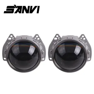 SANVI Factory wholesale price H10 Bi Led Projector Lens headlight High Focus 6000K 3 Inch Bi Led Lens Headlight auto lighting