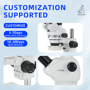 Microscopio Estéreo Trinocular SANQTID TD-745P-VB20A con <span class=keywords><strong>Zoom</strong></span> Continuo de 7-45X, Cámara Industrial HDMI/USB/VGA para Reparación de PCB de Teléfonos Móviles - Product Image 5