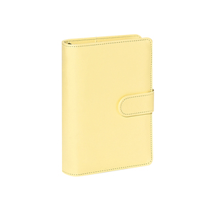 Cahier 6 anneaux en spirale planificateur d'affaires travail Agenda Budget liant Macaron couleur bonbon couverture en cuir PU A5 A6 classeur vente en gros - Product Image 1