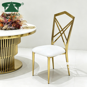 Banquet Hall Stainless Steel <b>Stackable</b> Event <b>Chairs</b> Weddings - Product Image 3
