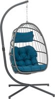Chaise oscillante en rotin pour œuf, hamac, chaises à œuf suspendues