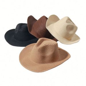 Sombrero de Vaquero de Papel con Borde Enrollado, Colorido, Vintage, Unisex, Ecológico, para Viajes al Aire Libre, con Logotipo Personalizado - Product Image 1