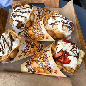 Caja de Papel para Churros, Waffles y Pasteles en Forma de Cono, Personalizable, de Grado Alimenticio - Product Image 3