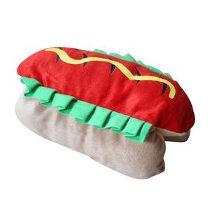 Bonito disfraz de perro caliente para mascotas, diseño de disfraz de perro hamburguesa, ropa de vacaciones para mascotas, ropa para perros salchichas - Product Image 5