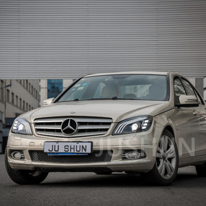 ชุดไฟหน้า Mercedes-Benz C-Class W204 สไตล์ Maybach พร้อมไฟ LED Daytime Running Lights และเลนส์โปรเจคเตอร์ - Product Image 1