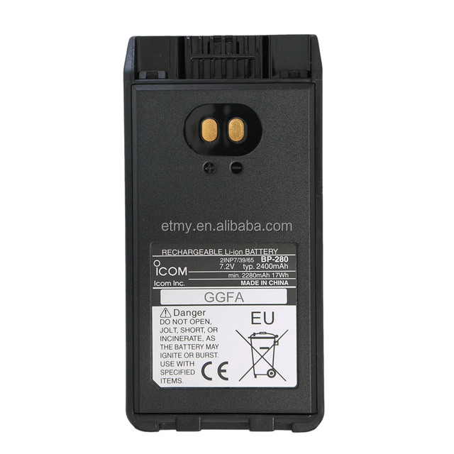 Icom BP 280 IC A16 2280mah Rechargeable Lithium Battery Pack Handheld Radio Li-Ion Battery for IC T10 A16e F2000 F1000