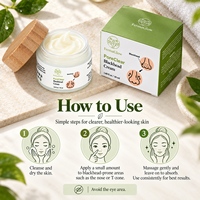 Crème Visage Purifiante et Lissante au Salicylique et Glycolique Fermentés pour le Contrôle du Sébum et l'Élimination des Points Noirs, Nettoyant les Pores Obstrués