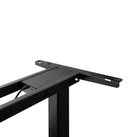 Bureau debout électrique moderne ergonomique pour le bureau à domicile, réglable en hauteur, extensible, fonctionnement silencieux, table élévatrice à double moteur