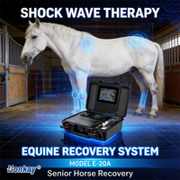 Appareil de thérapie par ondes de choc pour chevaux personnalisable, machine de récupération et de performance sportive par ondes de choc