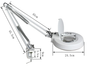 LT-86A LED <strong>Light</strong> 10X ESD <strong>Magnifier</strong> Lamp for Beauty - Product Image 5