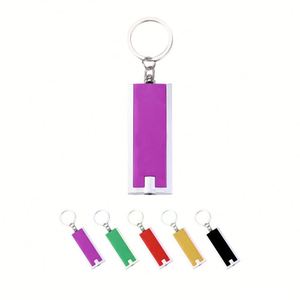 Custom Logo <b>LED</b> Keychain Print <b>Name</b> Promotional Gifts Plastic Flashlight Key Chain for Business - Product Image 1