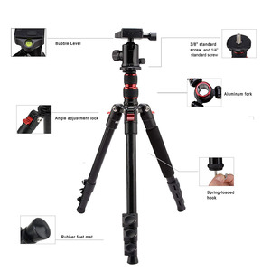 Triopo fotografía <span class=keywords><strong>mejor</strong></span> aleación de aluminio Selfie Stick Vlogging Kit trípode <span class=keywords><strong>para</strong></span> cámara de teléfono tiro móvil con cabeza de bola - Product Image 5